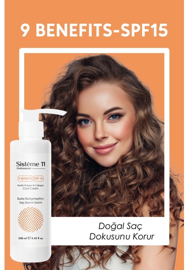 Sistéme 11 Bukle Belirginleştirici & Kıvırcık Saçlara Özel Durulanmayan Saç Bakım Kremi 250 Ml