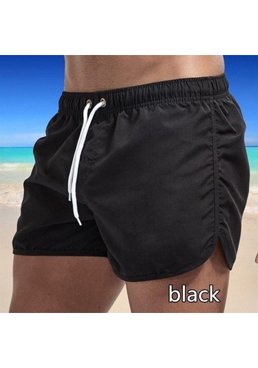 Jmsstore Erkek Çabuk Kuruyan Mayo Şort - Siyah