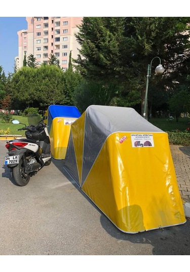 Portatif Motosiklet Brandası Garantili Yanmaz Özellikli