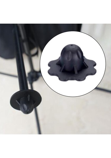 Dolıty Moon Sandalye Ayak Kılıfı Balıkçılık Veranda 18-mm Siyah Çok Renkli