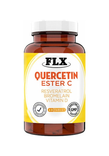 Flx Kuersetin Ester C Resveratrol ve Bromelain 60 Tablet
