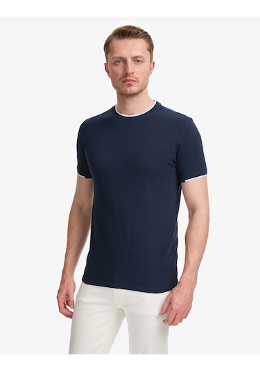 Pierre Cardin Erkek Lacivert Tişört 50327865-vr033