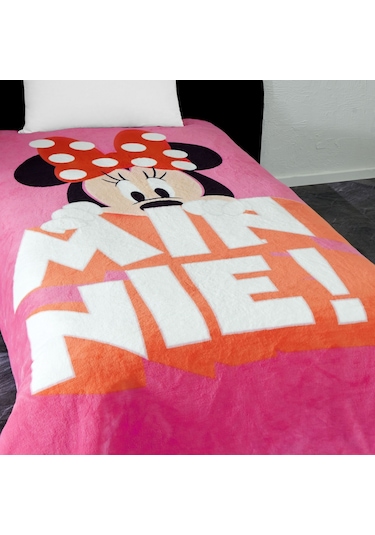 Lisanslı Disney Minnie Mouse Classic Tek Kişilik Battaniye 000000001000049688 Çok Renkli