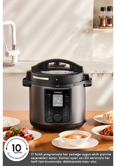 Karaca Cooker Elektrikli Düdüklü Basınçlı Pişirici