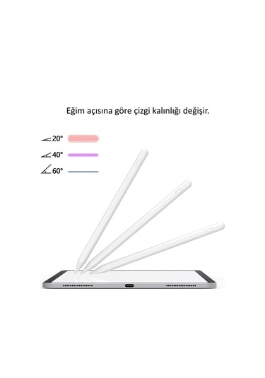 Pen 114 Yedek Uç Palm Rejection Eğimle Çizgi Kalınlığı Değişen Yedek Kalem Ucu Pen Spare Tip