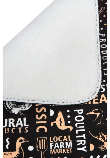 Baskılı Bulaşık Kurutma Matı 42x50 Cm Mf-068 Çok Renkli