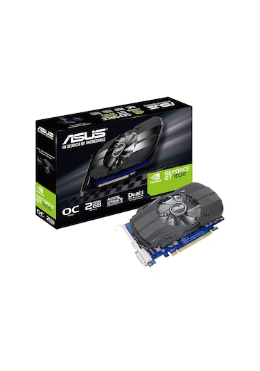 Asus NVIDIA GeForce GT 1030 Phoenix PH-GT1030-O2G 64 Bit GDDR5 2 GB Ekran Kartı