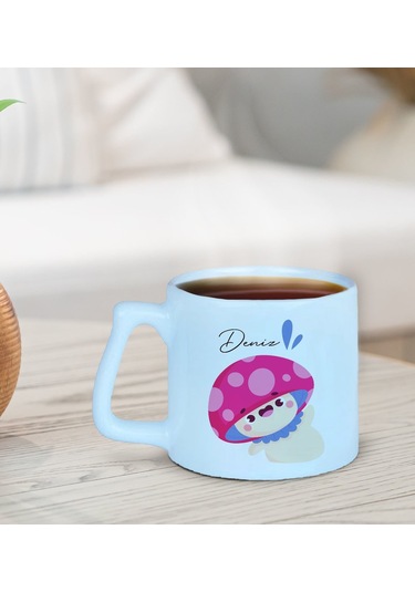 Bk Gift Kişiye Özel İsimli Pastel Mavi Middle Kupa Bardak-18, Arkadaşa Hediye, Ev Hediyesi, Doğum Günü Hediyesi, Ofis Hediyesi Kobitmeyencom30027 Bk G