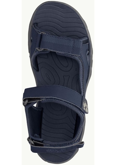 Jack Wolfskin 4019011 Lakewood Cruise Blue/Grey Erkek Sandalet Çok Renkli