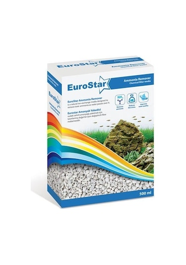 Eurostar Amonyak Giderici Zeolite  Filtre Malzemesi 500 ML