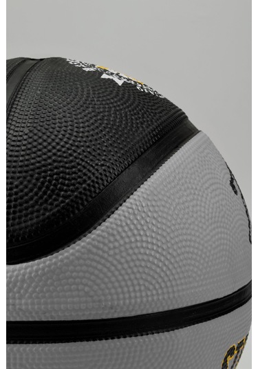 Telvesse Strong Basketbol Topu Pompalı Full Kauçuk Dayanıklı Deep Channel Kabartma No:7 B12 Gri