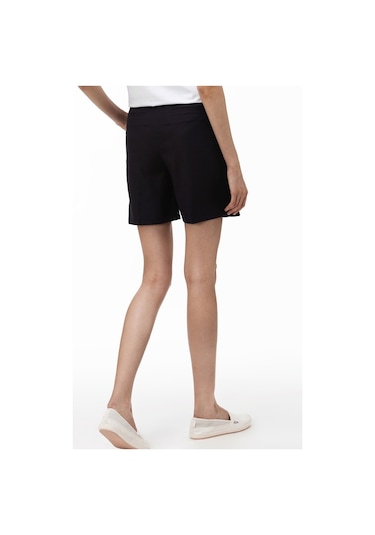 Lacoste Women's Reguler Fit Shorts Kadın Yandan Fermuarlı Şort Koyu Lacivert