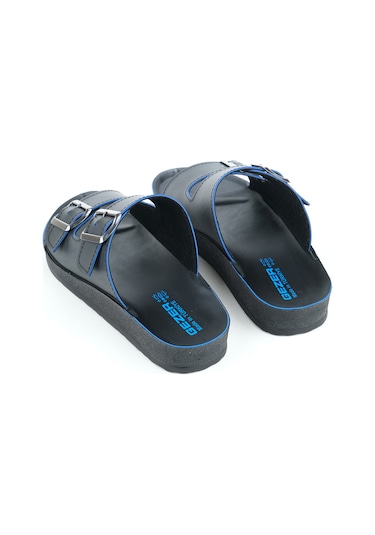 Gezer Yazlık Erkek İki Toka Ayarlanablir Terlik GT1YMM.10758.10.010.0C Siyah