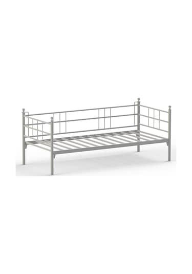 Soho Daybed Tek Kişilik Sedir Metal Karyola Beyaz