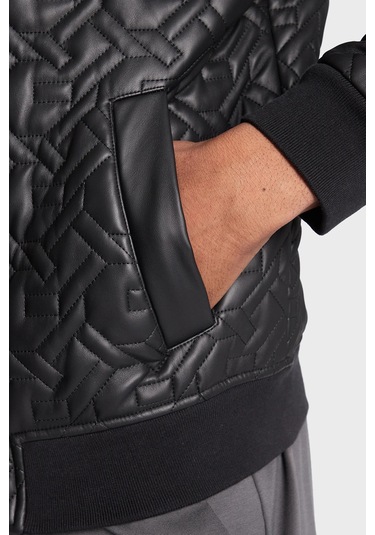 Guess Erkek Ceket M5bl2e W1050 Jblk Siyah Siyah