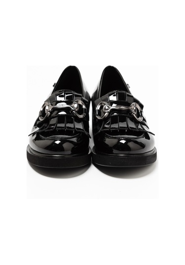 Nero Black Oxford Klasik Kadın 844859ds Donna Serena 4859 Lız Fıl Ner Acc Ner X Jf Siyah