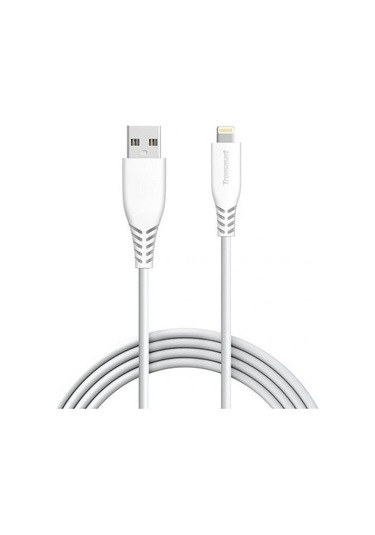 Tronsmart İphone Uyumlu Için Mfı Lightning 1.2M Şarj Kablosu Beyaz