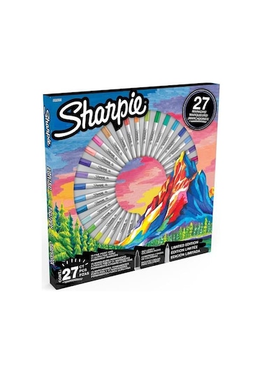 Sharpie Fine Permanent Markör Dağ - 27'li Kutu -2205231