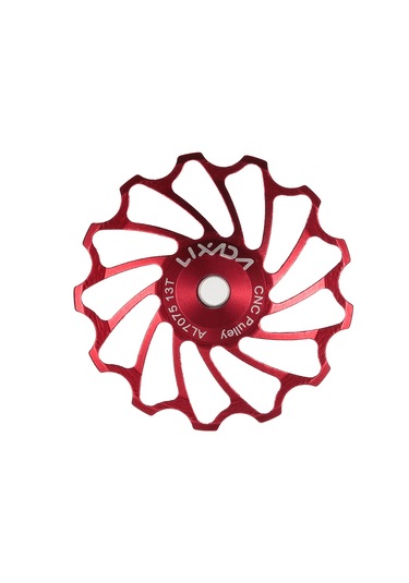 Geeroyoo Lixada 7075 Alüminyum Bisiklet Arka Vites Makarası - 13 Dişli, Hafif Ve Dayanıklı, Kırmızı Renk Seçeneği Çok Renkli