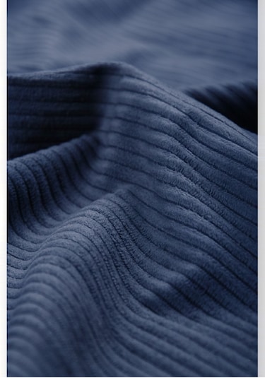 Deepsea Mavi Cepli Likralı Kadife Kumaş Rahat Kesim Erkek Gömlek Yumuşak Dokulu, Şık Tasarım Gömlek 2600759 Mavi