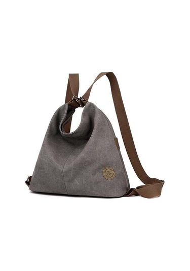 Dancemonkey Siyah Sırt Sırt Omuz Kapasiteli Kanvas Kadın Çantası Çantası Çantası Çantası Büyük Zp Siyah