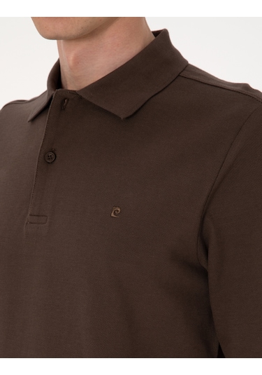 Pierre Cardin Erkek Koyu Kahverengi Sweatshirt 50314048-vr084 Koyu Kahverengi