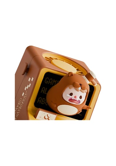 Ambition Mini Fan Cartoon Halter Neck Fan Usb Charging Lazy Fan