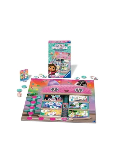 248100 Ravensburger - Gabbys Dollhouse - Seyahat Boy Kutu Oyunu