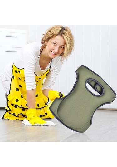 Eva Bahçe Dizlik Yüksek Yoğunluklu Koruma Diz Çökme Yastığı Siyah