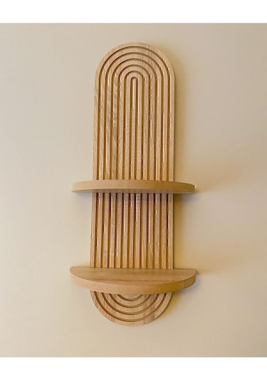 Semplice Meşe Dekoratif Duvar Rafı