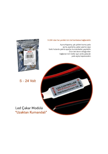 Carub Fren-Stop Led Çakar Modülü Uzaktan Kumandalı Br4330128