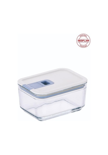 Neoflam Perfect Seal Dikdörtgen Cam Saklama Kabı Bej 500 ML Bej