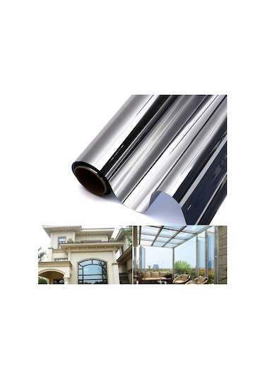 %70 ISI YALITIMLI AYNALI CAM FİLMİ - KOYU TON - 50 CM X 4 METRE