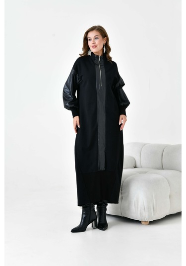 Ftz Kadın İki İp Elbise Siyah 30950 Siyah