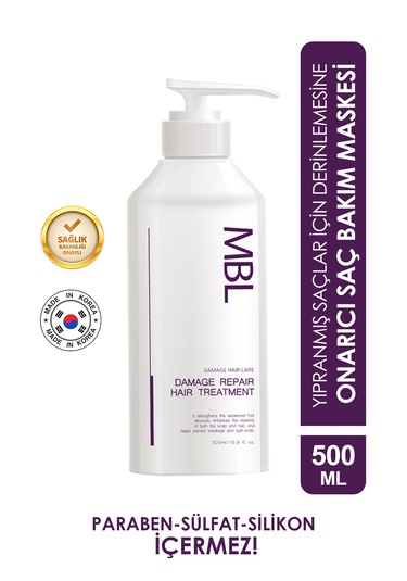 Mbl Saç Onarıcı Maske Kırılma Karşıtı, Nemlendirici, Güçlendirici Bakım 500ml