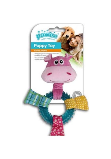 Pawise Puppy Ring 26 CM Su Aygırı Peluş Köpek Oyuncağı