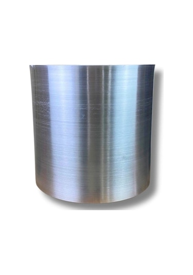 Cihan Çiçekçilik Galvaniz Saksı 12x12 Paslanmaz Metalik  Çelik