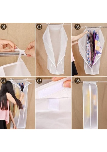Konfeksiyon Takım Elbise Ceket Tozluk Koruyucu Dolap Saklama Çantası