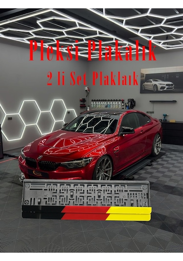 Almanya Desenli Plakalık Pleksi