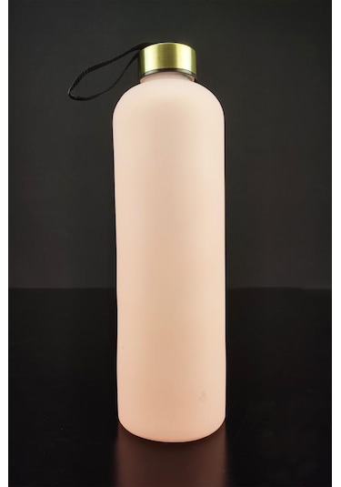 Digithome H2o Motivasyon Cam Matara Su Şişesi 1000 Cc Pembe - H2o87193 - Hyt