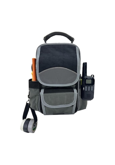 Teknisyen Makinist Elektrikçi Yardımcı Alet Takım Çantası Gri 1 Adet