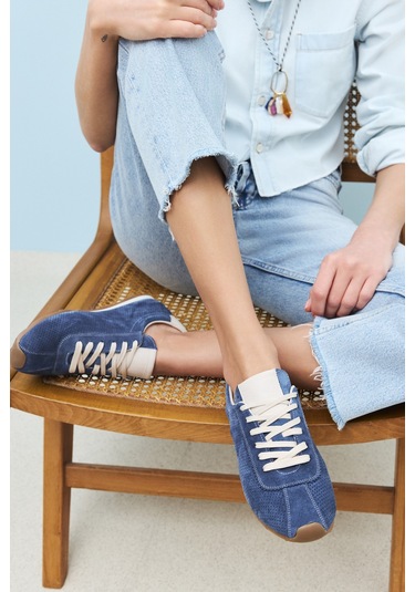 Ziya, Kadın Hakiki Deri Sneaker 1511035z63001 Lacivert 1511035z63001 200 Lacivert