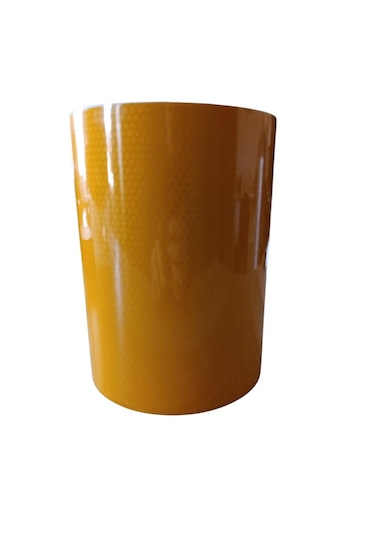 Fosforlu Petekli Beyaz Bant Şerit 17 Cm X 25 Metre