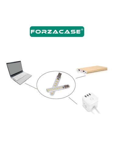 8 Ledli Flash Usb Led Işık Kitap Okuma Gece Lambası - Fc805