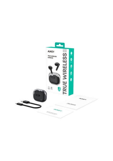 Aukey EP-M2-BK 13mm Sürücülü Bluetooth 5.3 IPX4 Kablosuz Kulaklık