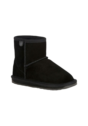Emu Australia Emu Australia Unisex Çocuk Bot Wallaby Mini Siyah 98 Siyah