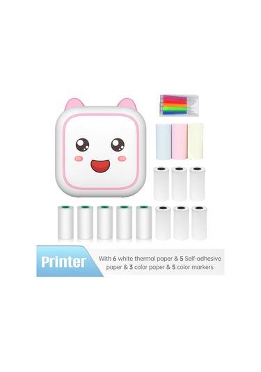 Çok Fonksiyonlu Taşınabilir P-8 Mini Termal Yazıcı