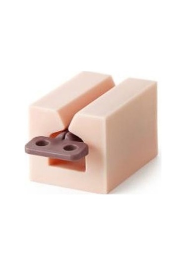 Novahub Pembe Manuel Diş Macunu Sıkacağı Taşınabilir Ev Banyo Malzemeleri Yüz Temizleyici Sıkacağı Pembe Pembe