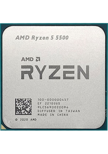 AMD Ryzen 5 5500 3.6 GHz AM4 16 MB Cache 65 W İşlemci Tray