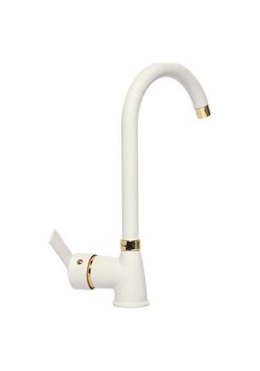 Faumix Ema. Beyaz Altın Mutfak Eviye Bataryası